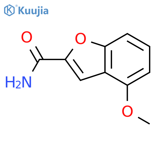 2-Benzofurancarboxamide, 4-methoxy- structure