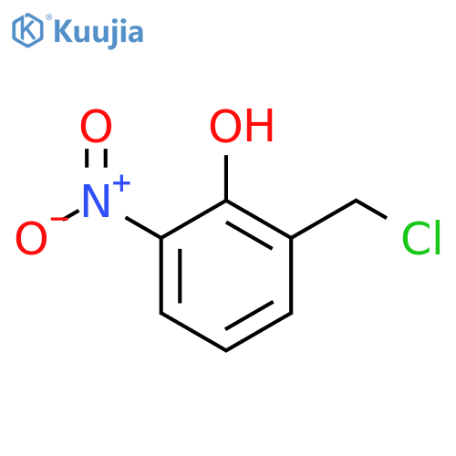 2-Hydroxy-3-nitrobenzyl chloride structure