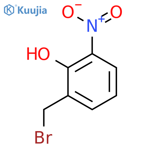 PHENOL, 2-(BROMOMETHYL)-6-NITRO- structure