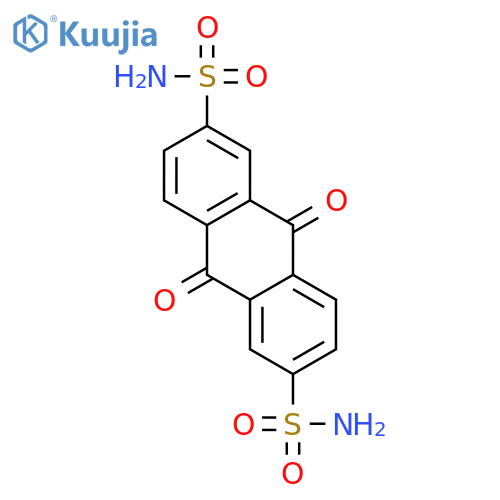 2,6-ANTHRACENEDISULFONAMIDE, 9,10-DIHYDRO-9,10-DIOXO- structure