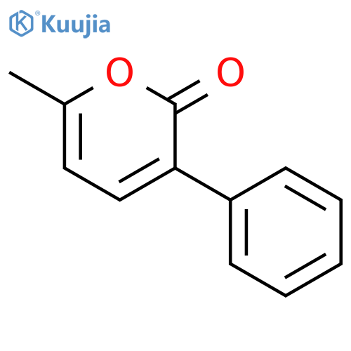 2H-Pyran-2-one, 6-methyl-3-phenyl- structure