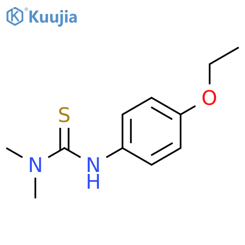 3-(4-ethoxyphenyl)-1,1-dimethylthiourea structure
