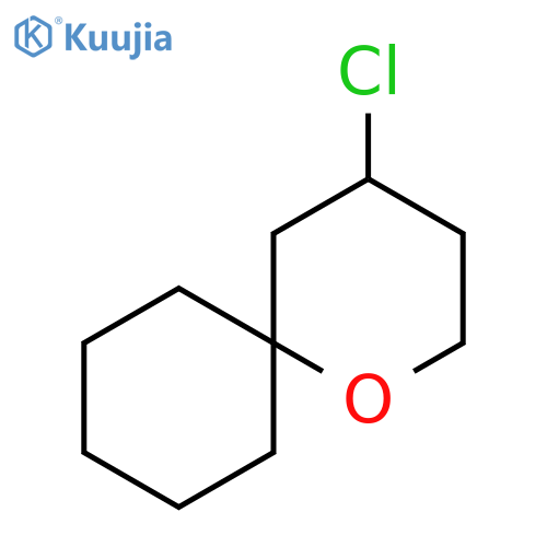 1-OXASPIRO[5.5]UNDECANE, 4-CHLORO- structure