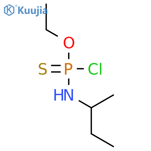 PHOSPHORAMIDOCHLORIDOTHIOIC ACID, (1-METHYLPROPYL)-, O-ETHYL ESTER structure