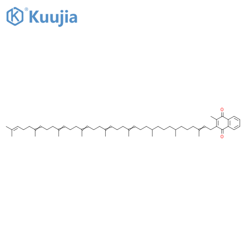1,4-Naphthalenedione,2-methyl-3-(3,7,11,15,19,23,27,31,35-nonamethyl-2,14,18,22,26,30,34-hexatriacontaheptaenyl)- structure