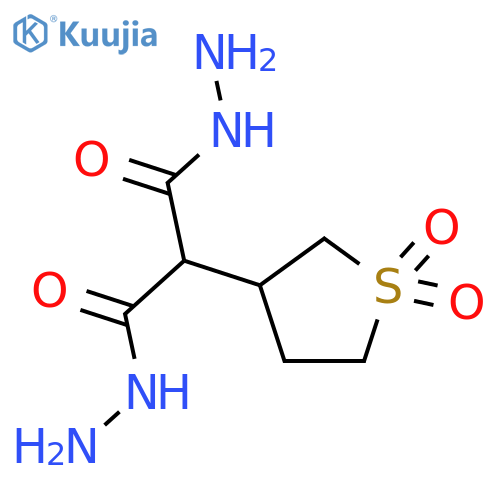 2-(1,1-dioxidotetrahydro-3-thienyl)malonohydrazide structure