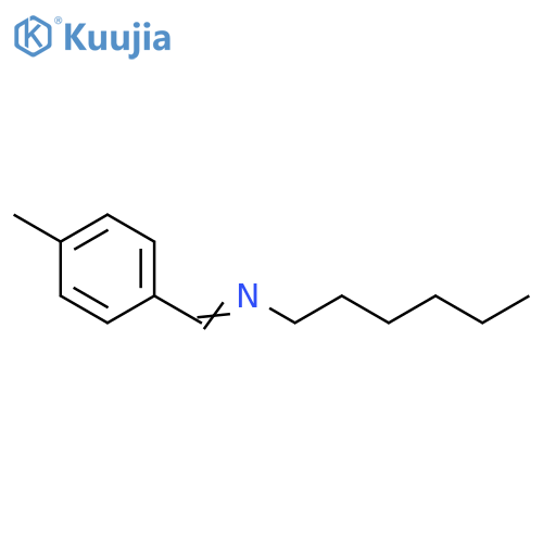 1-Hexanamine, N-[(4-methylphenyl)methylene]- structure