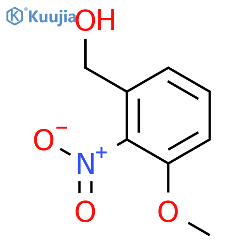 (3-Methoxy-2-nitrophenyl)methanol structure