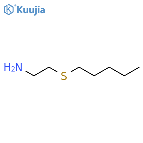 ETHANAMINE, 2-(PENTYLTHIO)- structure