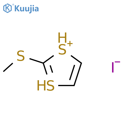 1,3-Dithiol-1-ium, 2-(methylthio)-, iodide structure