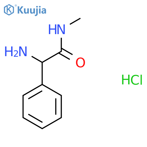 2-amino-N-methyl-2-phenylacetamide hydrochloride structure
