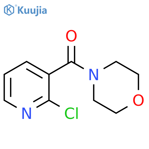 (2-Chloro-3-pyridinyl)(morpholino)methanone structure
