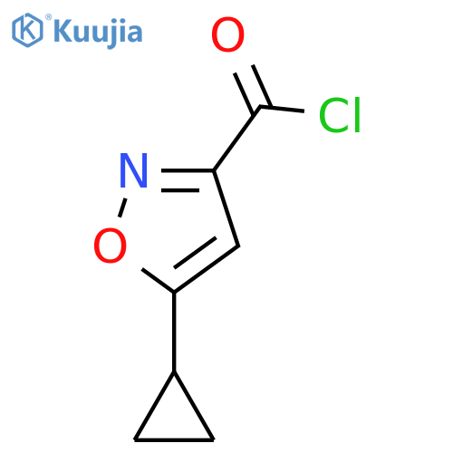 5-Cyclopropylisoxazole-3-carbonyl chloride structure