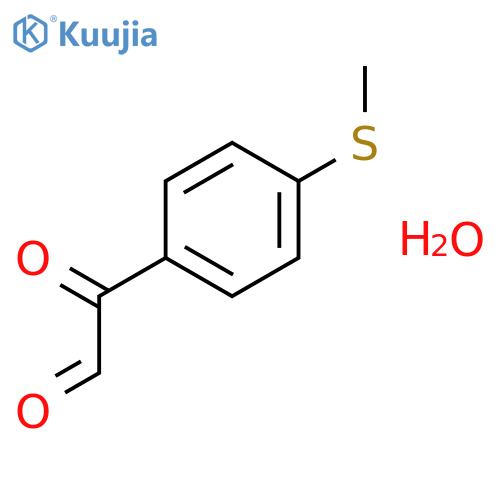 p-Methylmercaptophenylglyoxal Hydrate structure
