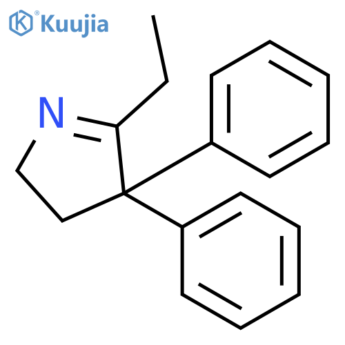 2H-Pyrrole,5-ethyl-3,4-dihydro-4,4-diphenyl- structure