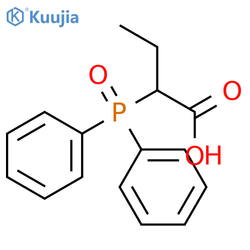 2-(diphenylphosphoryl)butanoic acid structure