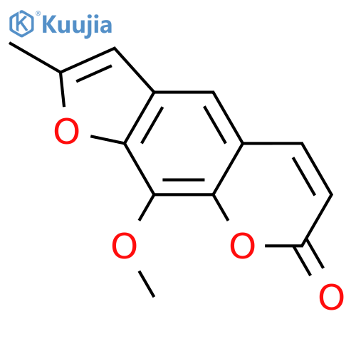 9-methoxy-2-methyl-7H-furo[3,2-g]chromen-7-one structure