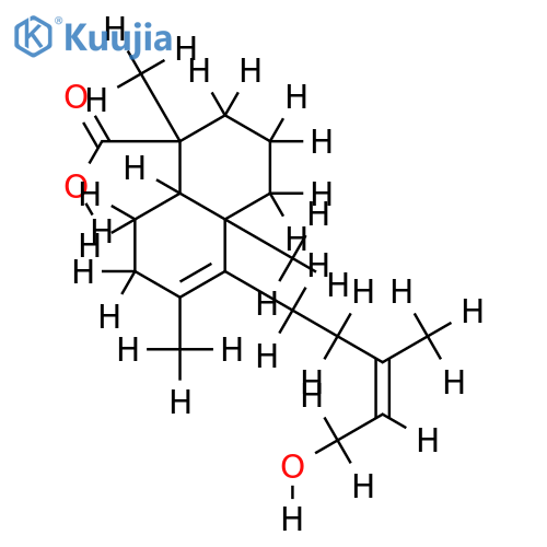 15-Hydroxy-8,E-13-labdadien-19-carbonsaeure structure