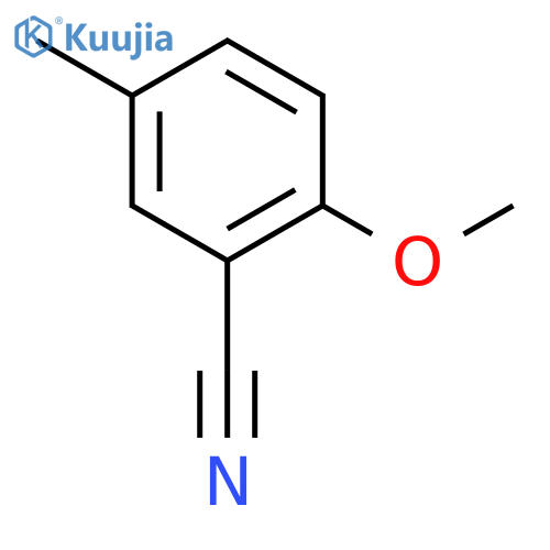 2-Methoxy-5-methylbenzonitrile structure