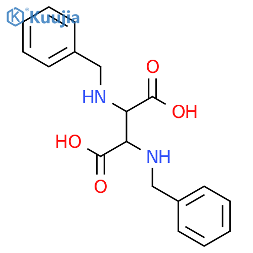Aspartic acid, N-(phenylmethyl)-3-[(phenylmethyl)amino]- structure
