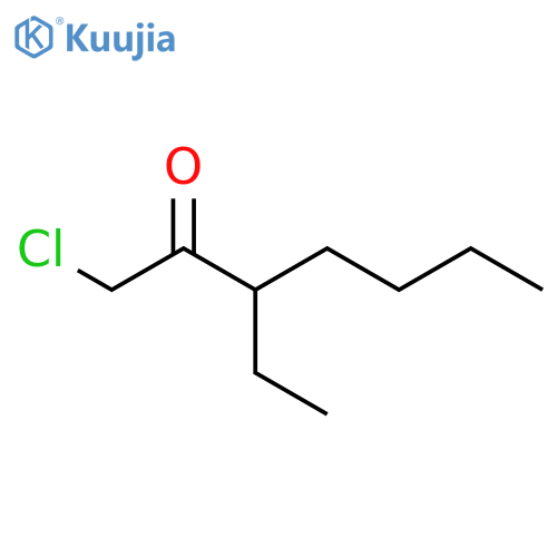2-Heptanone, 1-chloro-3-ethyl- structure