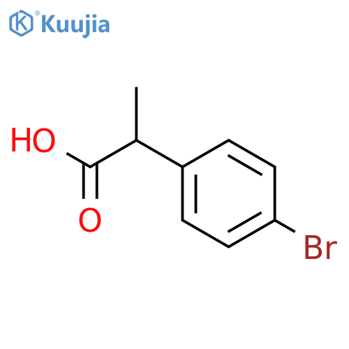 2-(4-bromophenyl)propanoic acid structure