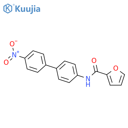 N-(4'-nitrobiphenyl-4-yl)furan-2-carboxamide structure