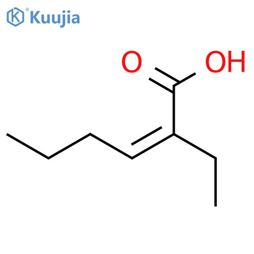2-Hexenoic acid,2-ethyl- structure