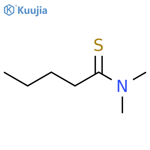 Pentanethioamide, N,N-dimethyl- structure