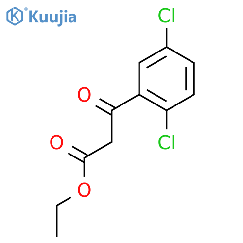 Ethyl 3-(2,5-dichlorophenyl)-3-oxopropanoate structure