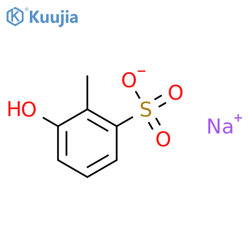 sodium 3-hydroxy-2-methylbenzenesulfonate structure