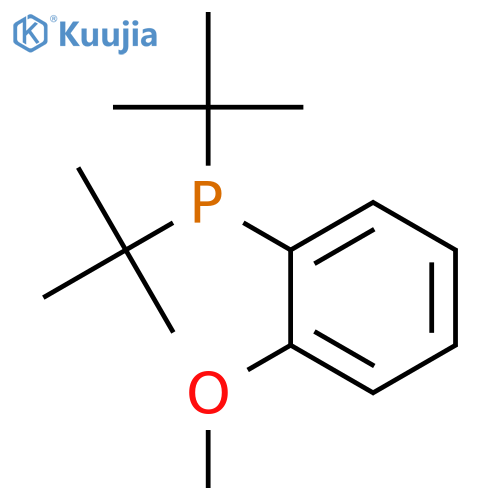 Phosphine, bis(1,1-dimethylethyl)(2-methoxyphenyl)- structure