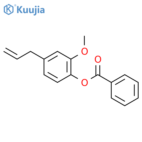 Phenol,2-methoxy-4-(2-propen-1-yl)-, 1-benzoate structure