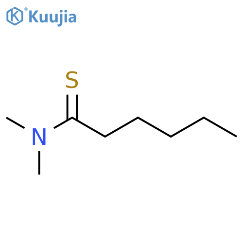 Hexanethioamide, N,N-dimethyl- structure