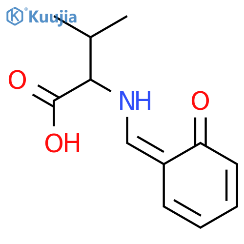 Valine,N-[(2-hydroxyphenyl)methylene]- structure