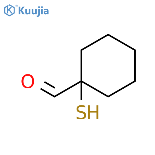 CYCLOHEXANECARBOXALDEHYDE, 1-MERCAPTO- structure