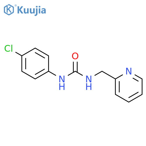 UREA, N-(4-CHLOROPHENYL)-N'-(2-PYRIDINYLMETHYL)- structure