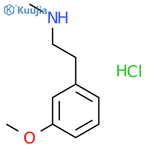 2-(3-METHOXYPHENYL)ETHYLMETHYLAMINE Hydrochloride structure