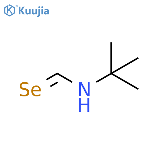 Methaneselenoamide, N-(1,1-dimethylethyl)- structure