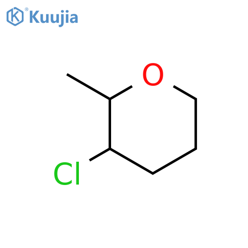 3-chloro-2-methyltetrahydropyran structure