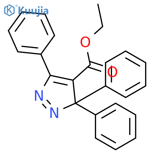 ethyl 3,3,5-triphenyl-3H-pyrazole-4-carboxylate structure