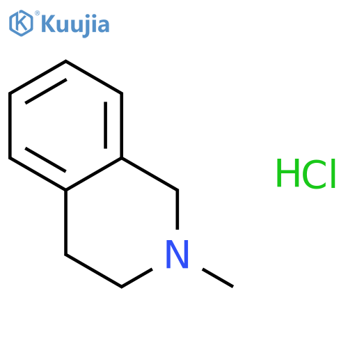2-Methyl-1,2,3,4-tetrahydroisoquinoline hydrochloride structure