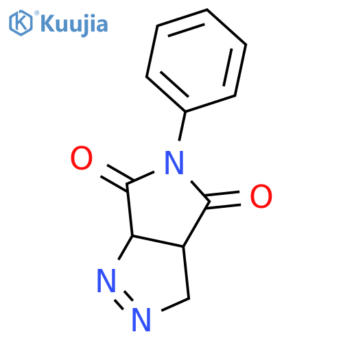 Pyrrolo[3,4-c]pyrazole-4,6(3H,5H)-dione, 3a,6a-dihydro-5-phenyl- structure