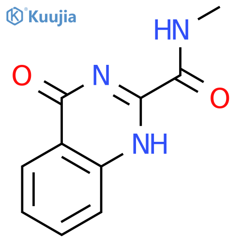 N-methyl-4-oxo-3,4-dihydroquinazoline-2-carboxamide structure