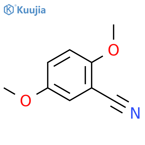 2,5-Dimethoxybenzonitrile structure