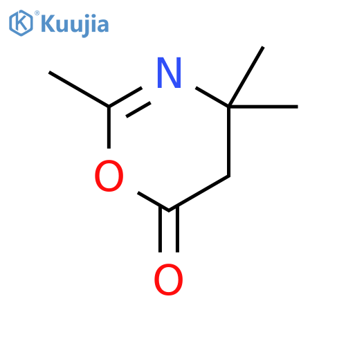 6H-1,3-Oxazin-6-one, 4,5-dihydro-2,4,4-trimethyl- structure