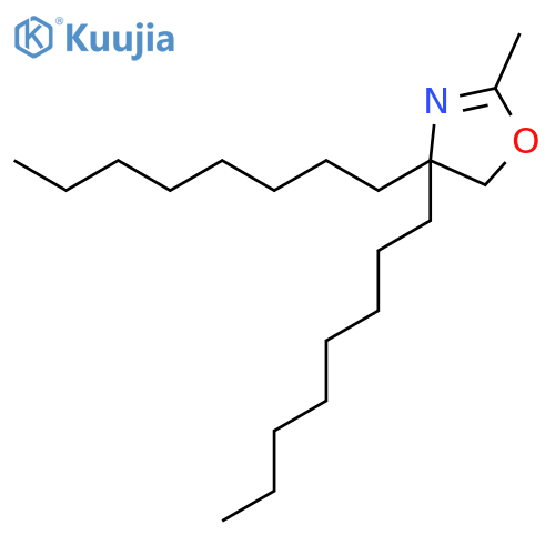 Oxazole, 4,5-dihydro-2-methyl-4,4-dioctyl- structure