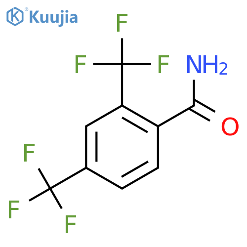 2,4-bis(trifluoromethyl)benzamide structure