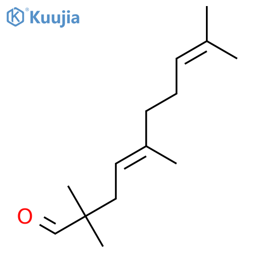 4,8-Decadienal,2,2,5,9-tetramethyl- structure