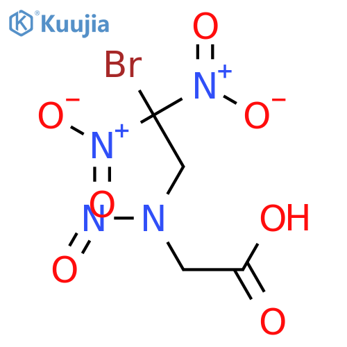 Glycine, N-(2-bromo-2,2-dinitroethyl)-N-nitroso- structure